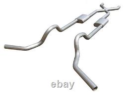 Pypes Performance Exhaust SGT79T Turbo Pro Header-Back Dual Side Exit 2.5 in