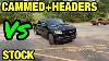 Ram 1500 5 7l Hemi V8 Headers Cammed Vs Stock Headers U0026 Camshaft