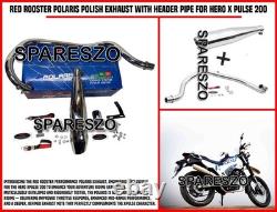 Red Rooster Performance Polaris Exhaust With Header Pipe For Hero X Pulse 200