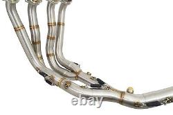 S1000R 2014-2016 Performance De Cat Exhaust Downpipes Collector Race Headers