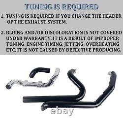 SHARKROAD Performance True Dual Exhaust Headers for Harley Touring 1995-2008