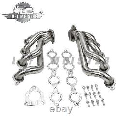 SS Exhaust Manifold Header For 00-01 GMC Yukon 4.8L 5.3L 99-01 GMC Sierra 1500