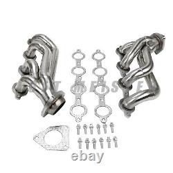 SS Exhaust Manifold Header For 00-01 GMC Yukon 4.8L 5.3L 99-01 GMC Sierra 1500