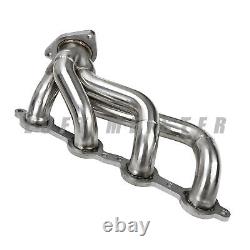 SS Exhaust Manifold Header For 00-01 GMC Yukon 4.8L 5.3L 99-01 GMC Sierra 1500