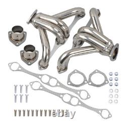 SS Manifold Exhaust Headers For Chevy Hugger Small Block SBC V8 283 305 327 350