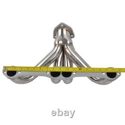 SS Manifold Exhaust Headers For Chevy Hugger Small Block SBC V8 283 305 327 350