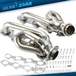 Set For Dodge Ram 1500 2009-2018 5.7L HEMI Shorty Stainless Performance Headers