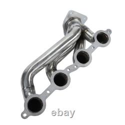 Shorty Header Exhaust for Chevy GMC Truck SUV 2002-2013 4.8L 5.3L 6.0L 6.2L