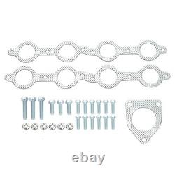 Shorty Header Exhaust for Chevy GMC Truck SUV 2002-2013 4.8L 5.3L 6.0L 6.2L