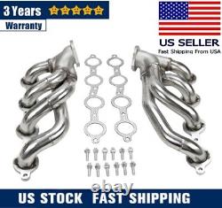 Shorty Headers for 99-01 GMC Sierra 1500 2500 Yukon XL 4.8L 5.3L Pickup