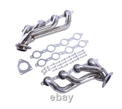 Shorty Headers for 99-01 GMC Sierra 1500 2500 Yukon XL 4.8L 5.3L Pickup