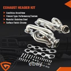 Shorty Stainless Performance Exhaust Headers Fit Dodge Ram 1500 09-18 5.7L Kcavy