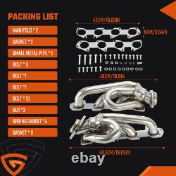 Shorty Stainless Performance Exhaust Headers Fit Dodge Ram 1500 09-18 5.7L Kcavy