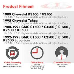 Stainless Exhaust Tubular Header Kit For 1988-1997 Chevy GMT400 SBC 5.0L 5.7L V8