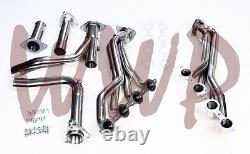 Stainless Long Tube Performance Exhaust Header & Y Pipe Kit 07-13 Chevy/GMC 1500