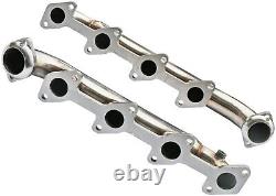 Stainless Performance Headers Manifolds For 03-07 Ford Powerstroke F250 F350 6.0