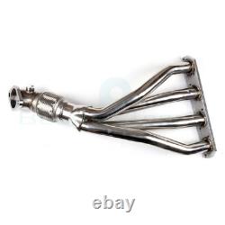 Stainless Race Manifold Header & Pipe Fits Mini Cooper 02-06 R53 1.6L Base & S