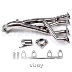 Stainless Racing Header/exhaust Manifold For 85-99 Jetta/golf/gti 1.8/2.0 8v