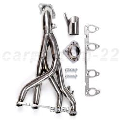 Stainless Racing Header/exhaust Manifold For 85-99 Jetta/golf/gti 1.8/2.0 8v