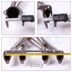 Stainless Racing Header/exhaust Manifold For 85-99 Jetta/golf/gti 1.8/2.0 8v