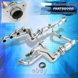 Stainless Racing Manifold Header + Y-Pipe For Gmc Yukon Sierra Chevy Suburban