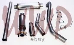 Stainless Steel 3 CatBack Exhaust Muffler System 15-20 Ford F150 5.0L V8 Truck