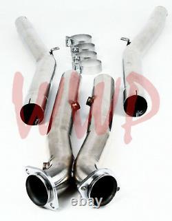 Stainless Steel 3 Exhaust Cross Over X Pipe Kit For 09-13 Chevy Corvette C6 V8