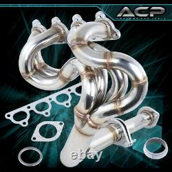 Stainless Steel 4-1 Header Exhaust Manifold For 88-00 Civic EE EG EJ EK D-Series