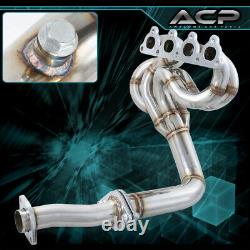 Stainless Steel 4-1 Header Exhaust Manifold For 88-00 Civic EE EG EJ EK D-Series