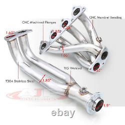Stainless Steel 4-2-1 Exhaust Header Manifold For 1996-2000 Honda Civic D15 D16