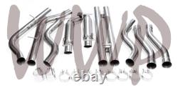 Stainless Steel Dual 3Header Back Exhaust System Kit 11-14 Charger/300C 5.7L V8