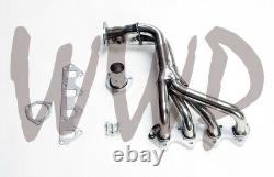 Stainless Steel Exhaust Header 86-96 Suzuki Samurai Sidekick Geo Tracker 8-Valve