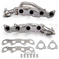 Stainless Steel Exhaust Header Manifold Fits Tundra Sequoia 01-04 4.7L V8 Racing Stainless Steel Exhaust Header Manifold Fits Tundra Sequoia 01-04 4.7L V8 Racing