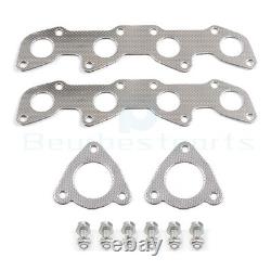 Stainless Steel Exhaust Header Manifold Fits Tundra Sequoia 01-04 4.7L V8 Racing Stainless Steel Exhaust Header Manifold Fits Tundra Sequoia 01-04 4.7L V8 Racing