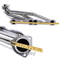 Stainless Steel Exhaust Headers Truck For Chevy GMC 88-97 5.0L/5.7L 305 350 V8