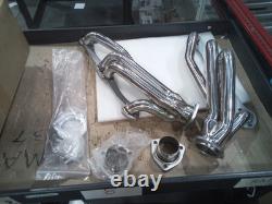 Stainless Steel Header Manifold Kit For Chevy V8 Engines 283-400 S10 S15 2WD GMC