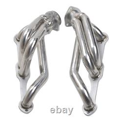 Stainless Steel Header Manifold Kit For Chevy V8 Engines 283-400 S10 S15 2WD GMC
