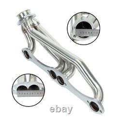 Stainless Steel Header Manifold Kit For Chevy V8 Engines 283-400 S10 S15 2WD GMC