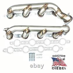 Stainless Steel Headers Manifold Kit 99-03 Ford 7.3L Powerstroke F250 F350 F450