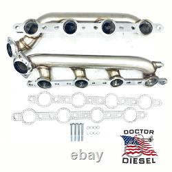 Stainless Steel Headers Manifold Kit 99-03 Ford 7.3L Powerstroke F250 F350 F450