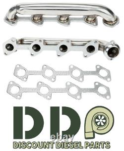 Stainless Steel Manifold Headers For 03-07 Ford Powerstroke F250 F350 6.0
