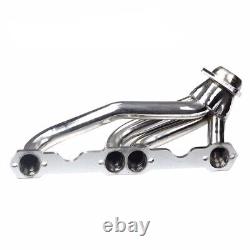 Stainless Turbo Exhaust Header for 88-97 Chevy GMC 5.0/5.7 V8 Pickup Truck/Suv