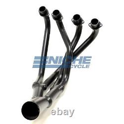 Suzuki GS700 GS750 Black 2.5 4-Into-2-to-1 Exhaust Header Head Pipes