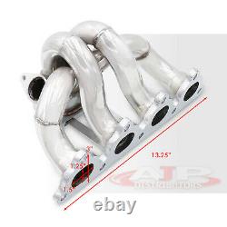 T3/T4 JDM Turbo Header Exhaust Manifold For 1988-2000 Honda Civic SOHC D15/D16