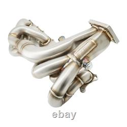 T3 T4 Single Turbo Conversion Exhaust Header Kit For N54 135i 335i 535i AWD Z4