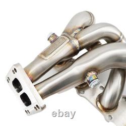 T3 T4 Single Turbo Conversion Exhaust Header Kit For N54 135i 335i 535i AWD Z4