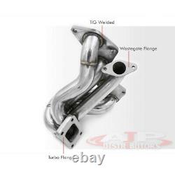 T3/T4 Stainless Steel Turbo Exhaust Header Manifold Steel For 2004-2010 Scion Tc