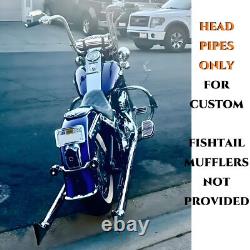 True Dual Headers for Harley Softail Exhaust 00-17, Enhanced Performance Updating