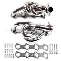 USA Stainless Steel Shorty Exhaust Header Manifold for 97-03 Ford F150 4.6L V8il